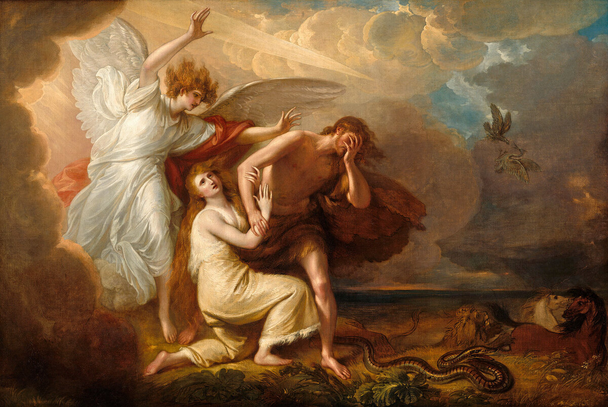 Бенджамен Уэст, "The Expulsion of Adam and Eve from Paradise