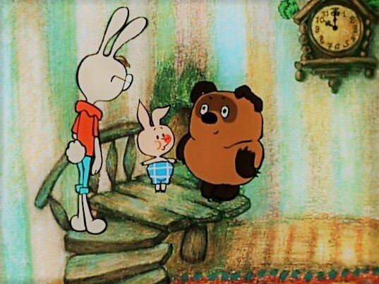 Кадр из мультфильма "Винни Пух идёт в гости"