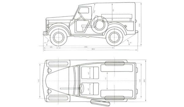 Схема газ 69. Колесная база ГАЗ 69. ТТХ ГАЗ 69. ГАЗ 69 Размеры кузова. ГАЗ-69 технические характеристики.