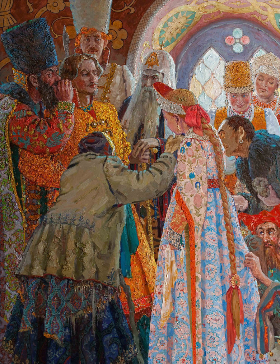 Невеста на руси. Смотр невест Ивана Грозного. Васнецов пир у Ивана Грозного