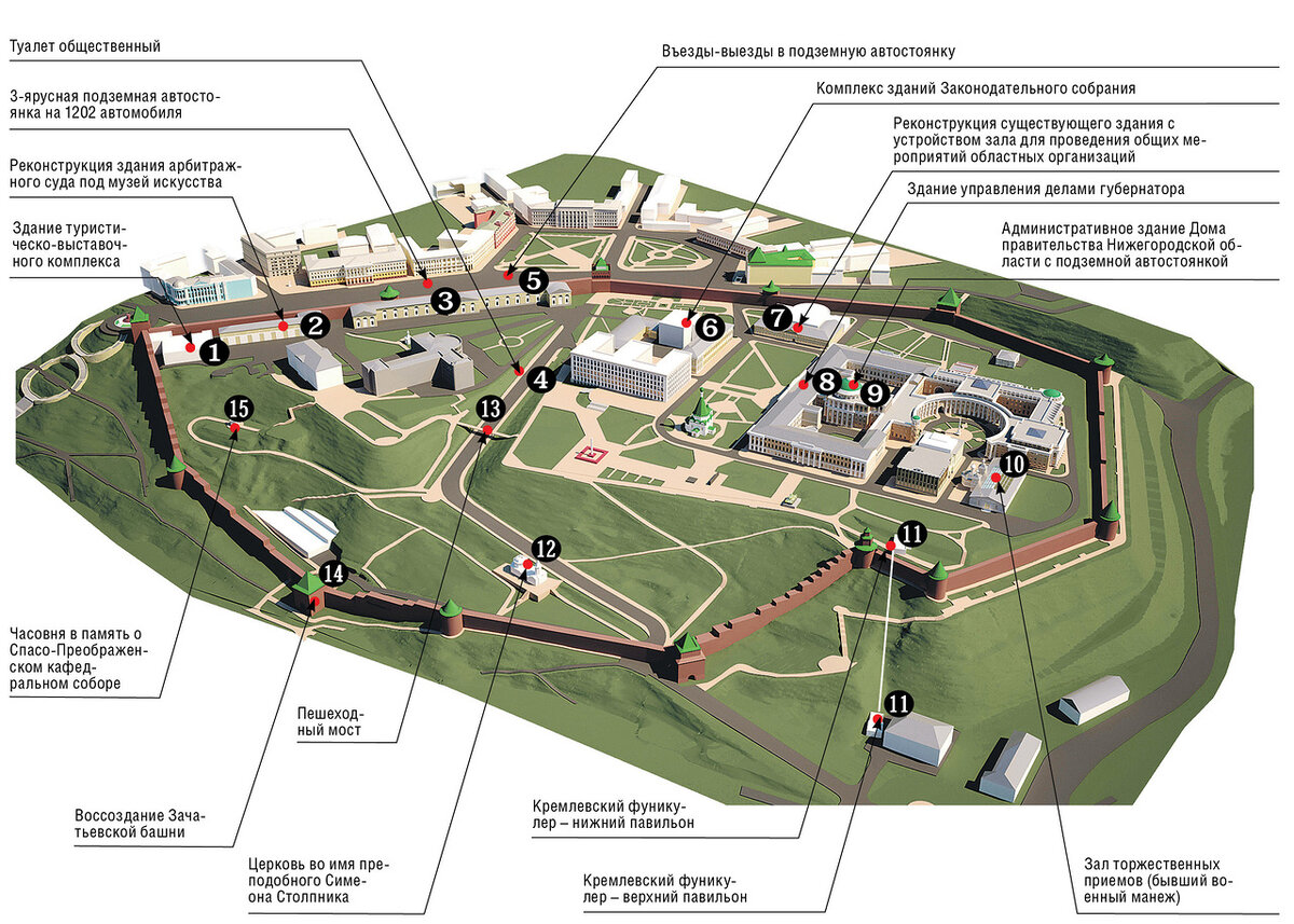 нижегородский кремль все башни