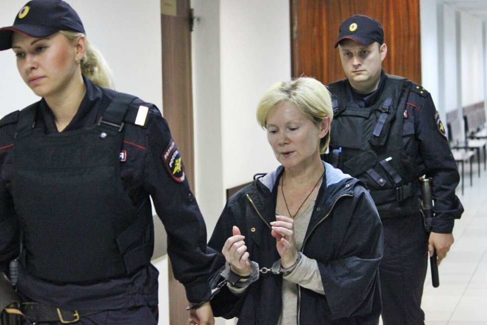 Елена Решетова на суде. Фото runaruna.ru 