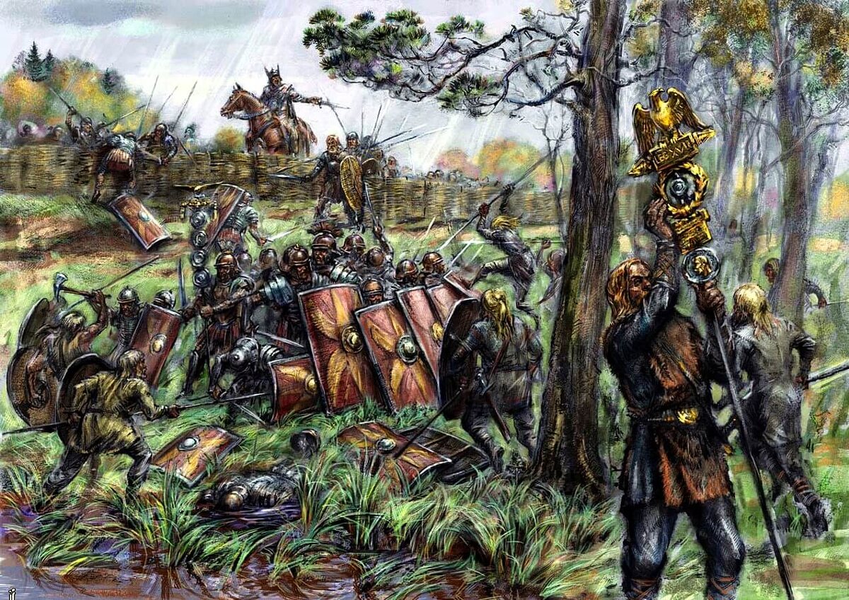 Германцы, захватывая все новые территории, не проявляли пощады ни к кому. В том числе и к римлянам.