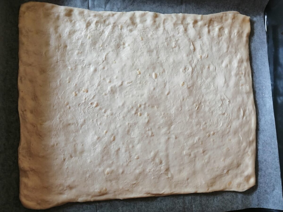 раскатали тесто