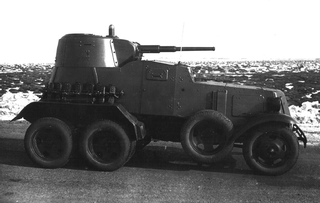БА-10 в начале ВОВ.