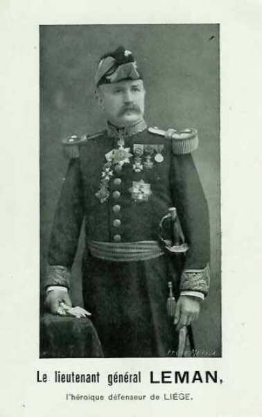 Генерал  Леман. Фото  с сайта https://www.sambre-marne-yser.be/