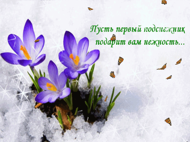 Доброе весеннее утро. Поздравление с Весной. Привет Весна!