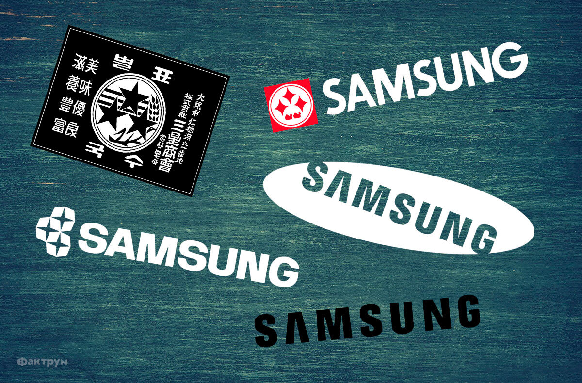 Все версии логотипа Samsung