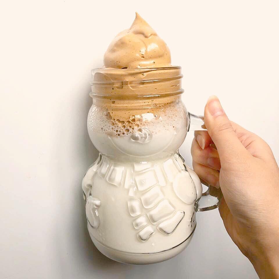 Корейский кофе дальгона