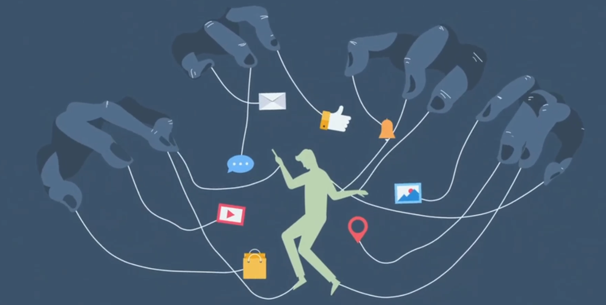 Кадр из фильма "Социальная дилемма"