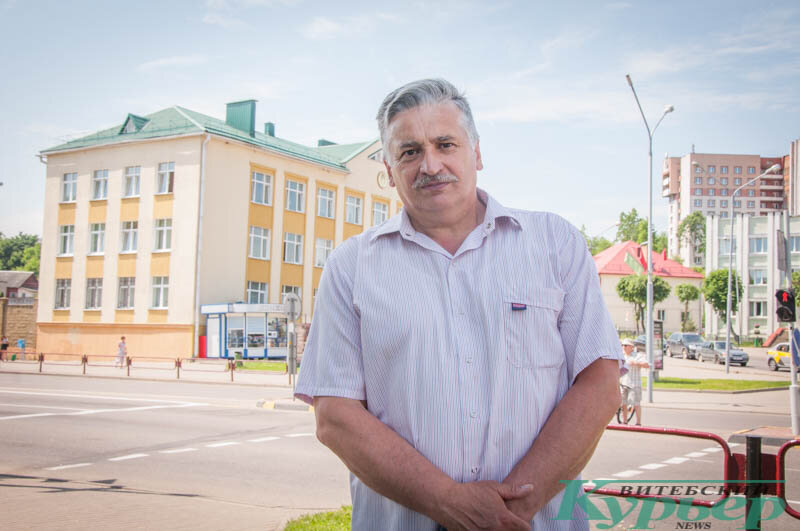 Игорь Гришанов, общественный активист из Орши. Фото Анастасии Вереск