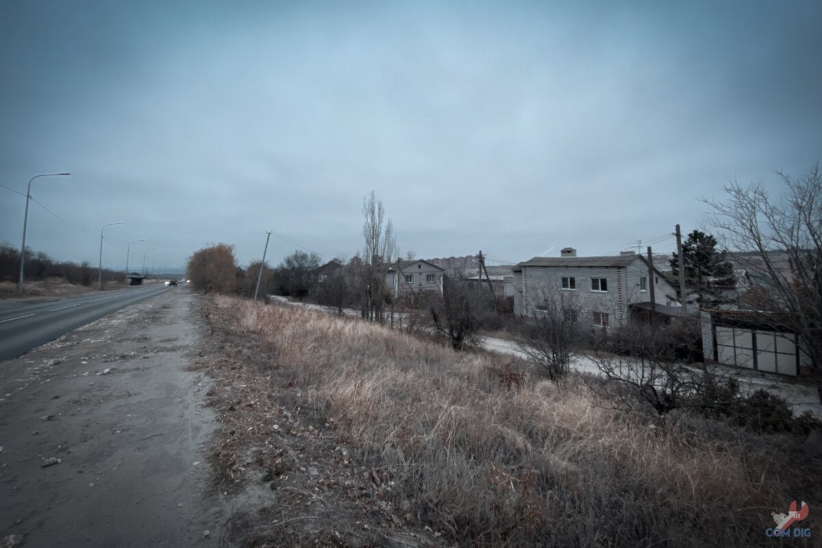 Дорога в сторону объекта.