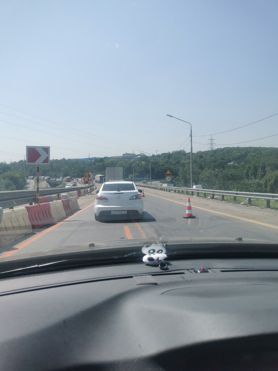 Вечный ремонт моста через р. Дон