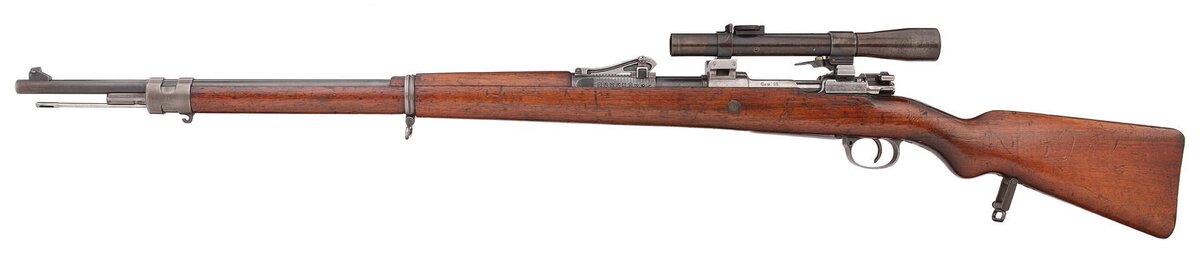 Снайперская винтовка, переделанная из Gewehr98. 