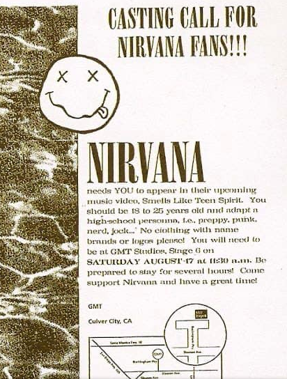 Листовка Nirvana. Источник фото: google.com