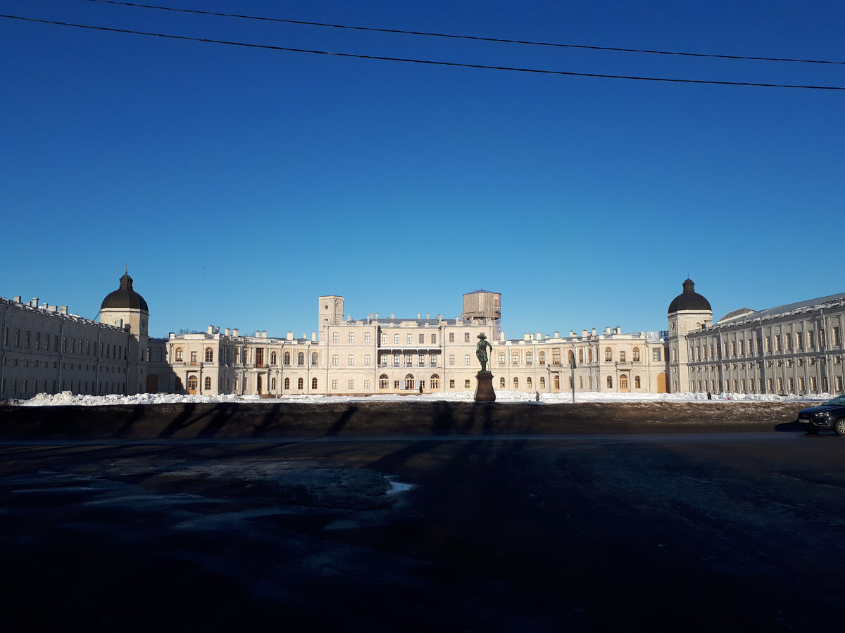 Южный фасад Большого Гатчинского дворца