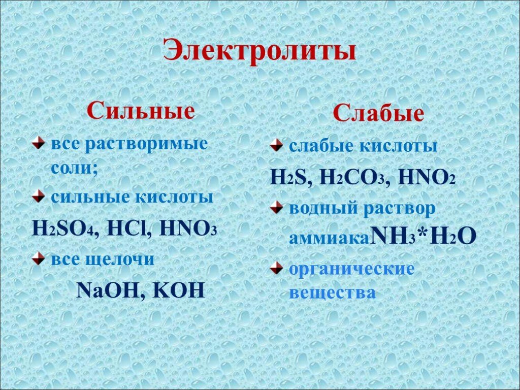 Что называют электролитами. Сильные электролиты примеры. Сильные электролиты кислоты. Сильным электролитом является. Сильные и слабые электролиты соли