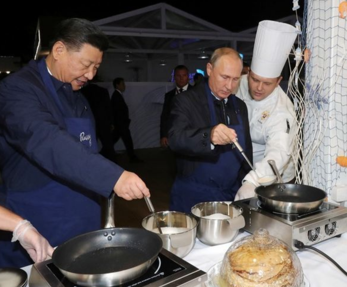 Совсем скоро на мировой кухне будет только два повара: В. Путин и Си Цзиньпин