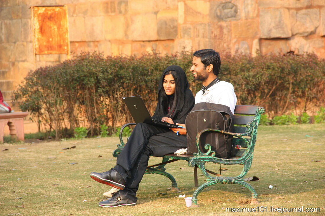 Посетители Лоди парка.