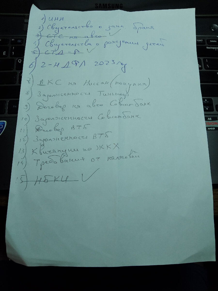 Список "проблемных" доков