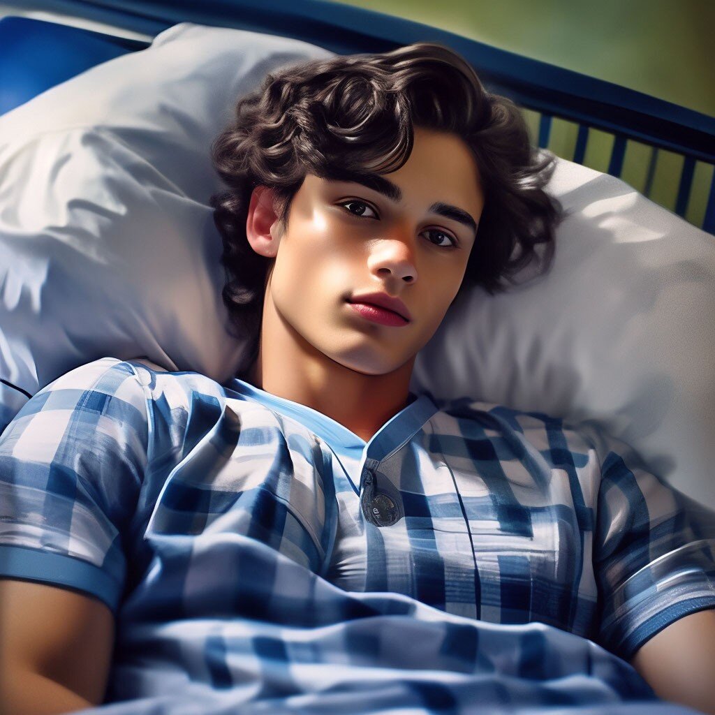 Усыпили как бурого медведя! Отличный отпуск! - Алик осознал что, он в больничной палате.( нейросеть) 