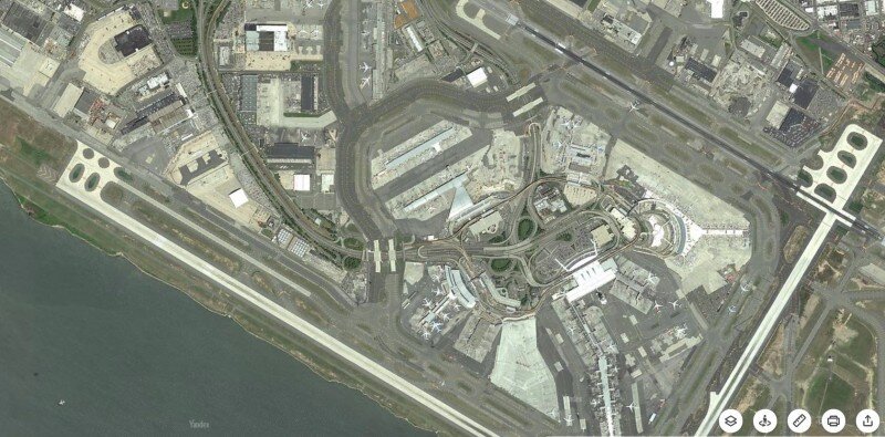 Аэропорт JFK на картах Яндекс