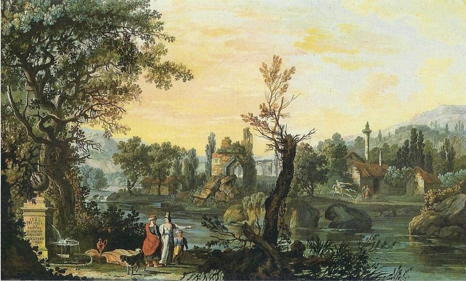 "Вид Тавриды", картина художника В. Петрова, 1791 год 