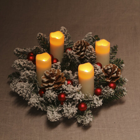 Белые свечи, символизирующие чистоту