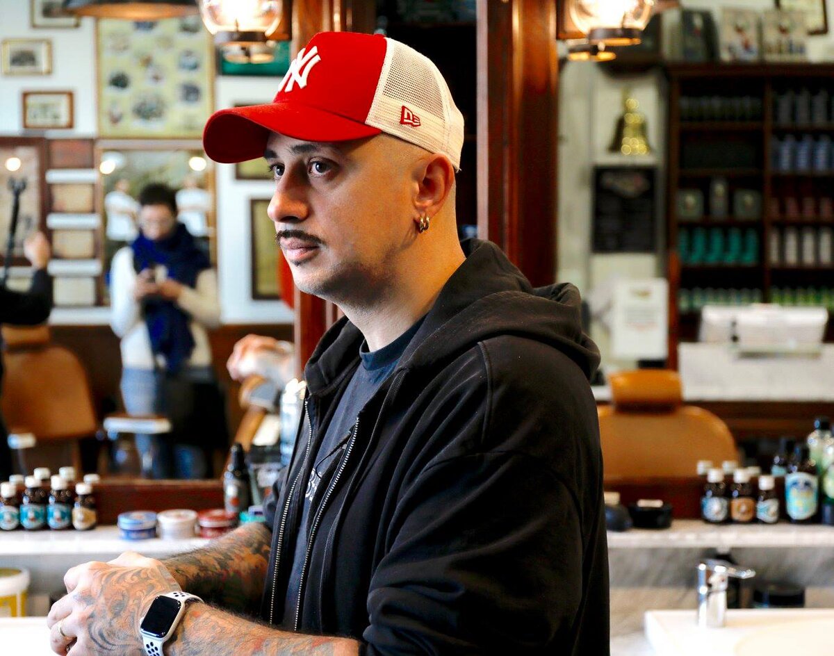 Hiro Vitanza итальянский барбер