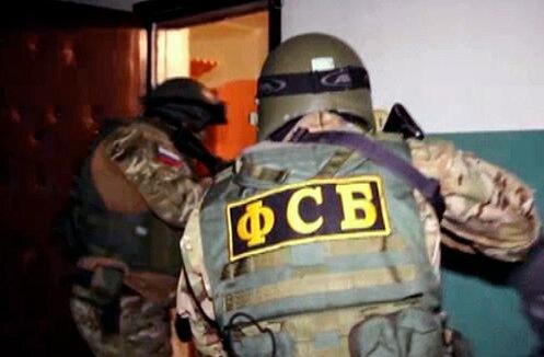  Сотрудники ФСБ. Кадр телеканала "ТВ Центр"