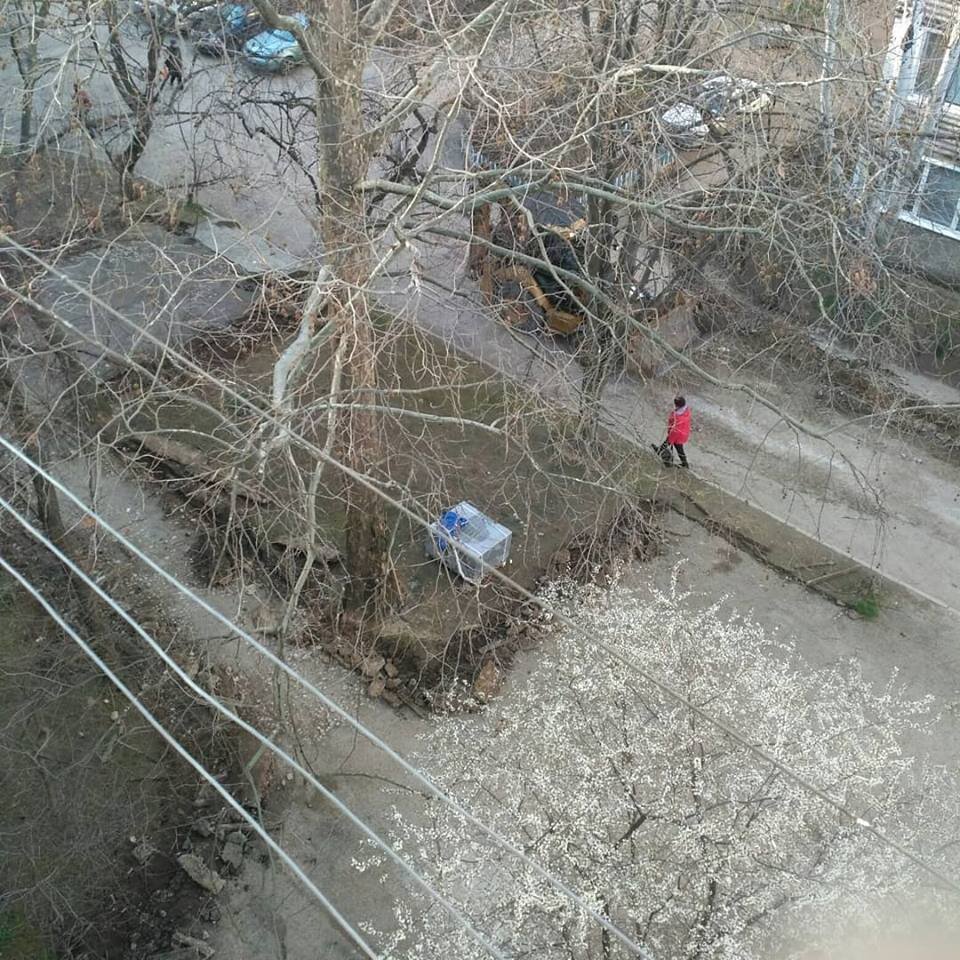 Начало ремонта нашего двора. 2018 год