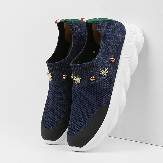 На фото: кроссовки-носки Francesco V. (арт. D 50 baltic).