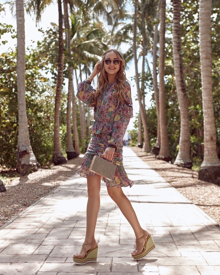  Платья в мелкий цветочек - мода лета 2019!