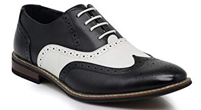 Two-tone wingtips.