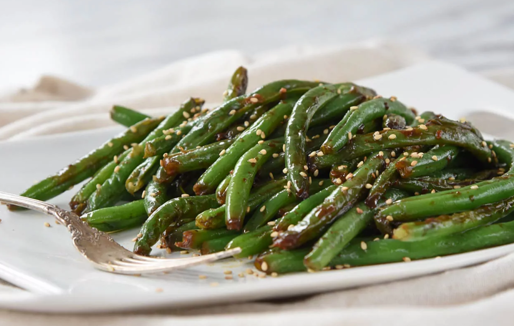 Рецепт фасоли с кунжутом, по-азиатски