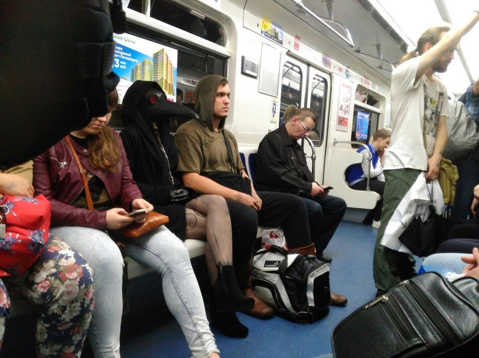 Моё утро в метро 