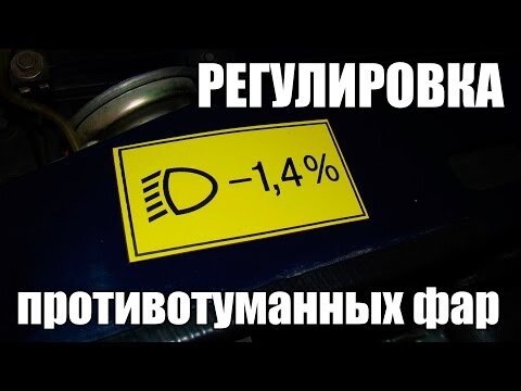 Установка универсальных, круглых противотуманных фар своими руками