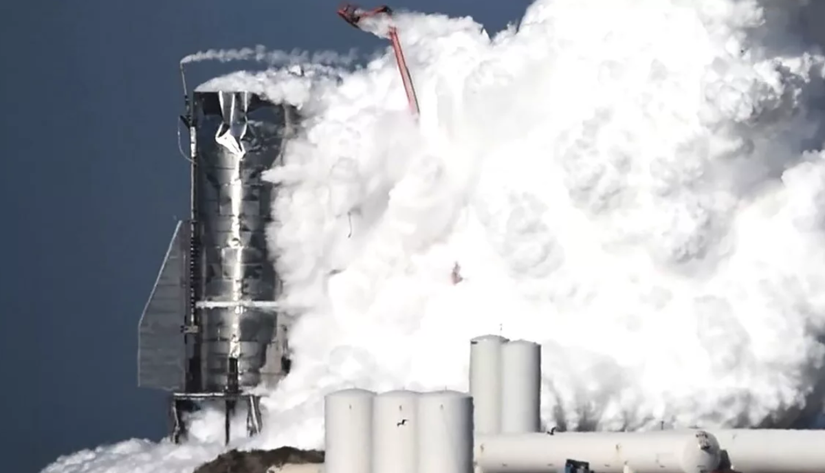 Авария при испытании Starship