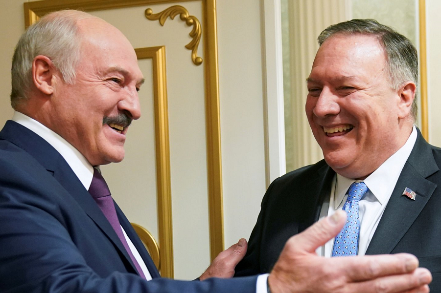 Президент Лукашенко и госсекретарь Помпео