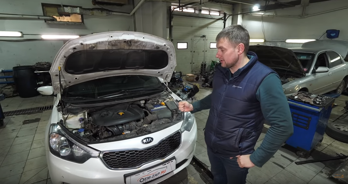 К нам на диагностику поступил автомобиль Kia Cerato 2.0 2014г. проблема стук ДВС.