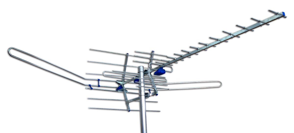 ТВ-антенна комн. Zig-Zag +5B с усилителем и кабелем / ТВ и Радио антенны