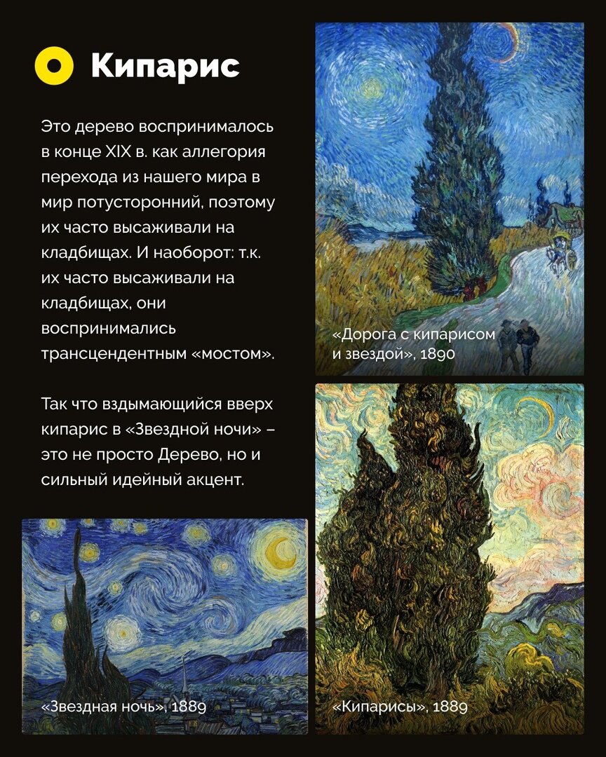 5 главных символов на картинах Ван Гога | Правое полушарие Интроверта | Дзен