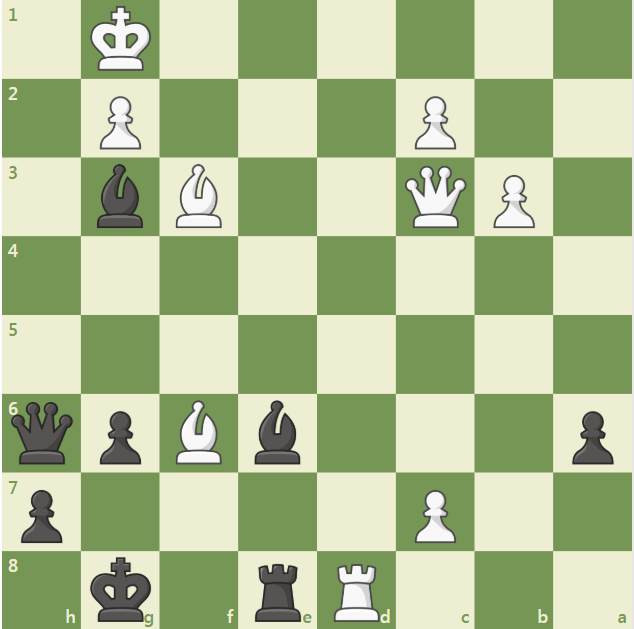 Ладья чёрных связана, пора и о защите короля подумать...