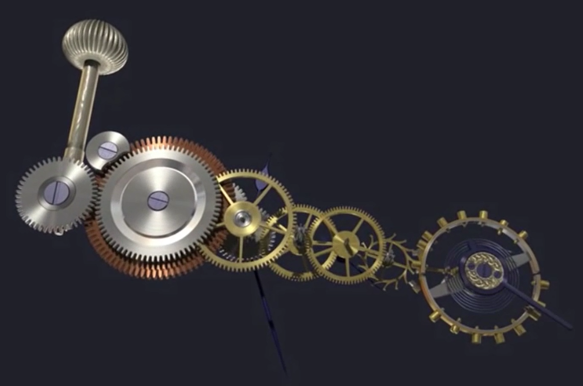 Основные элементы механических часов
