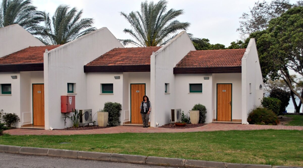 жилые дома в одном из кибуцев