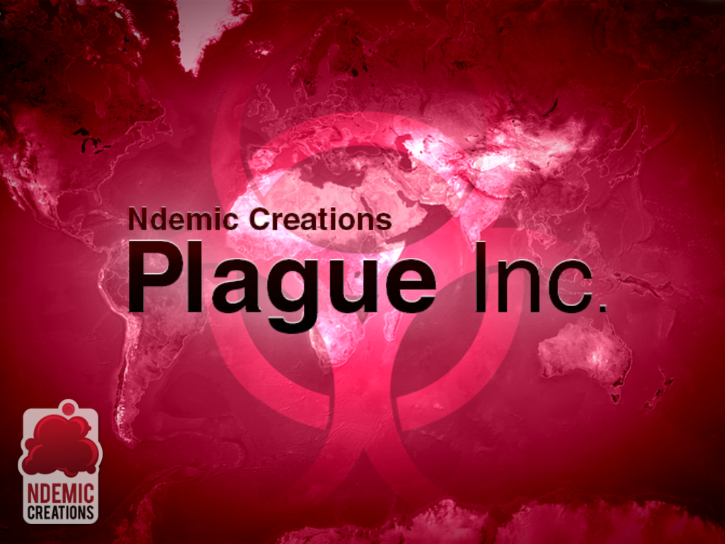 Скриншот сделан в игре "Plague Inc." / Начальное лого игры
