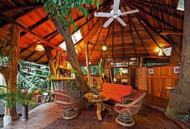 Интерьер Коста-риканского дома на дереве