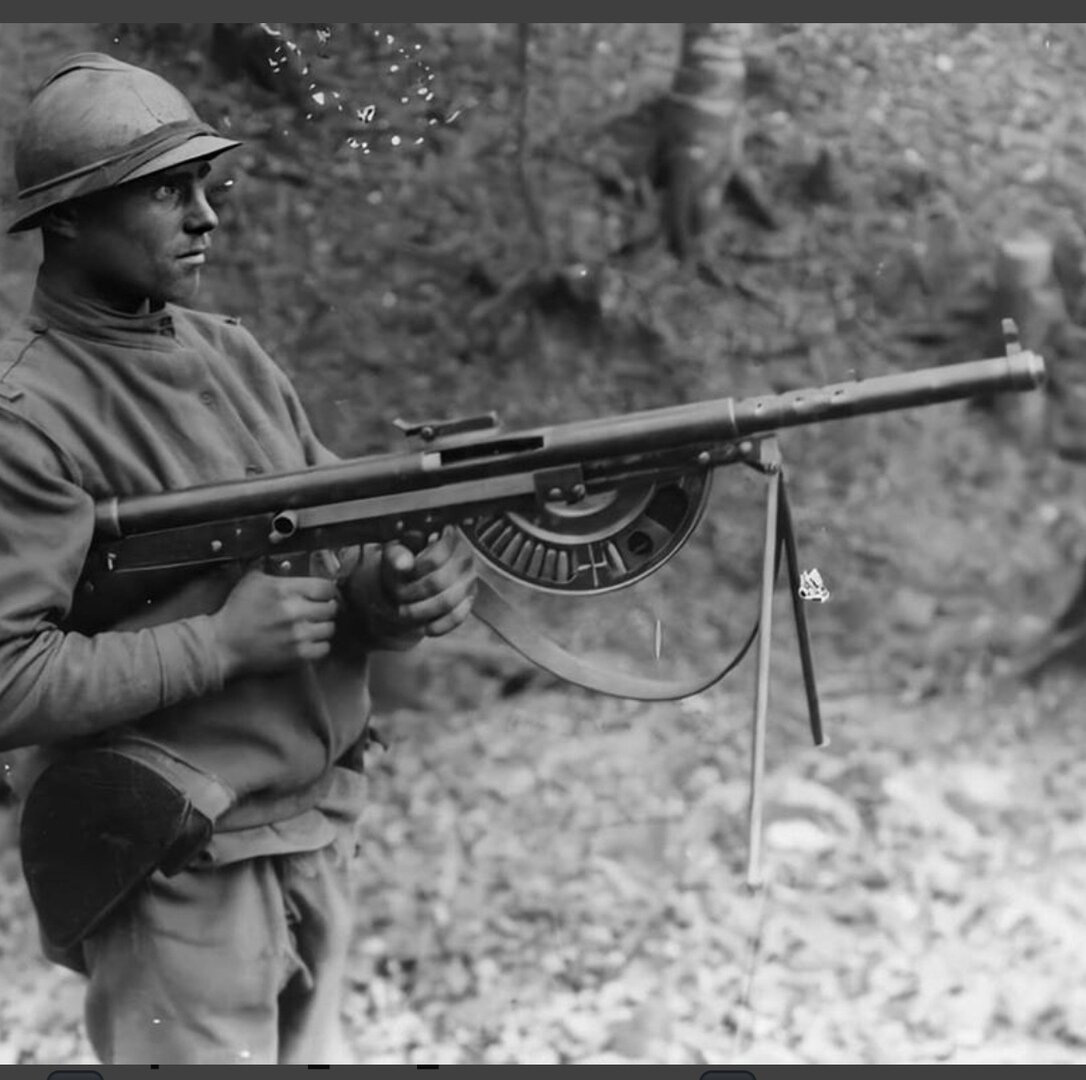 Шаушай. Пулемет Шоша (Chauchat). Пулемет Шоша Льюиса.