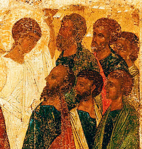 Ангел отвлек взоры от Господа на себя