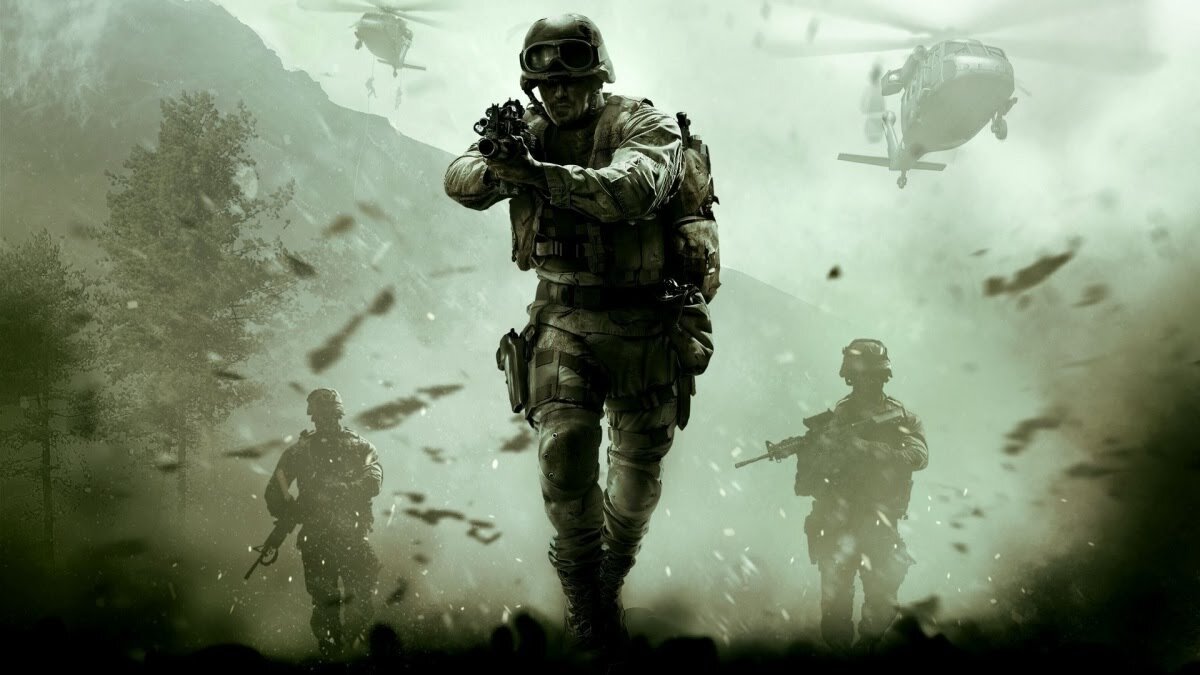 2007 — год невероятных релизов в жанре finity Ward. Студия представила миру Call of Duty 4: Modern Warfare — пожалуй, лучшую часть франшизы и один из главных шутеров десятилетия. 

У игры не было завышенных системных требований, поэтому в нее сразу сыграло много людей. Геймеры перепроходили игру по нескольку раз, а нашим людям особенно нравилась миссия в Припяти.  В Call of Duty 4: Modern Warfare было хорошо все — графика, стрельба, сюжет, мультиплеер и герои. Это та игра, которые ждешь годами, а потом еще столько же помнишь и любишь. Правда, со временем «четверка», конечно же, устарела, но в 2017 году вышел ее ремастер (в составе новой Call of Duty: Infinite Warfare).  Но обновленная версия не пойдет на любом железе, но все еще не привередлива. Поэтому если у вас даже бюджетная игровая сборка, то можно смело запускать ремастер и наслаждаться. 

